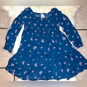 Floral long sleeve dress 5T